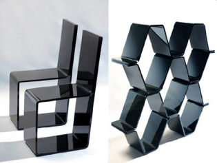 Materia plastica e forme sinuose by IV Design